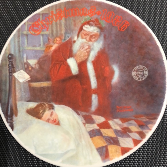 Christmas 1986 - Norman Rockwell - Collectible Plate - Picture 1 of 4
